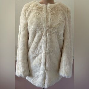 Forever 21 Soft Beige Teddy Jacket